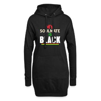 Cool Retro My Soulmate Is Black T-Shirt - Hoodie-Kleid - Schwarz - Vorne