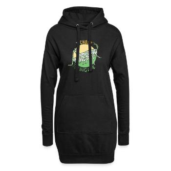 Stick Insekt Bug Liebhaber Entemologie Phasmatodea - Hoodie-Kleid - Schwarz - Vorne