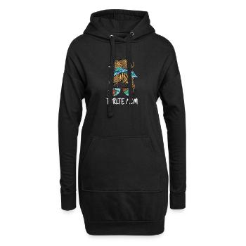 Turtle Mom Wife Sunglasses Headband - Hoodie-Kleid - Schwarz - Vorne