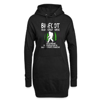 Bigfoot Party fournit une infirmière Bigfoot - Sweat-shirt à capuche long Femme - noir - Devant