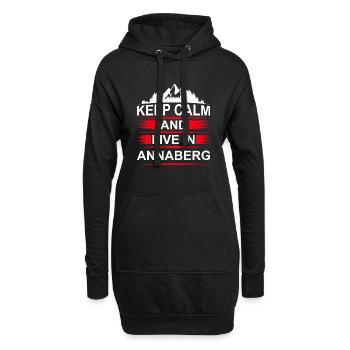 Erzgebirge Annaberg - Hoodie-Kleid - Schwarz - Vorne
