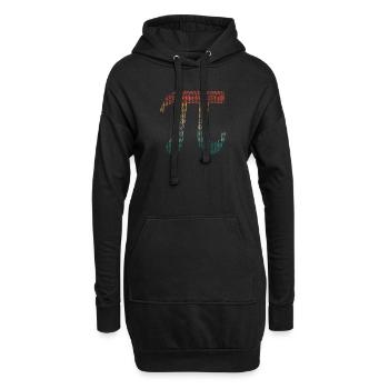 Chiffres de Pi dans les numéros de code source Pi Jour 3.14159 - Sweat-shirt à capuche long Femme - noir - Devant