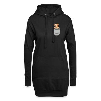 Labrador Dog Dog Propriétaire de chien - Sweat-shirt à capuche long Femme - noir - Devant