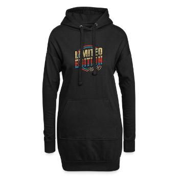 Limited Edition 2020 Vintage - Hoodie-Kleid - Schwarz - Vorne