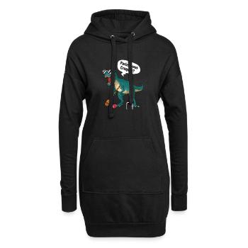 Croquet - Hoodie-Kleid - Schwarz - Vorne