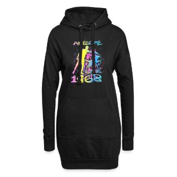 Génial depuis 1968. Agilité, Dressage de chiens - Sweat-shirt à capuche long Femme - noir - Devant