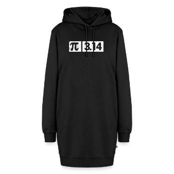 Pi Day Teacher Vintage 3.14 Pie Digits Happy Math - Hoodie-Kleid - Schwarz - Vorne