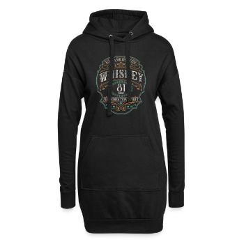 81 Jahre bin guter Whisky Whiskey 81. Geburtstag - Hoodie-Kleid - Schwarz - Vorne