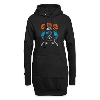 Awesome since 1997. Angel, Angler Geburtstag - Hoodie-Kleid - Schwarz - Vorne