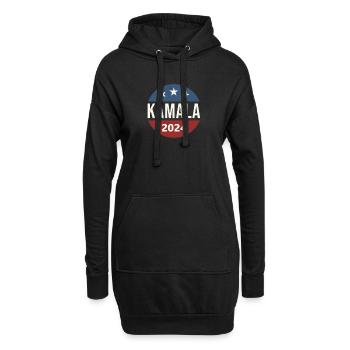 Kamala 2024 - Hoodie-Kleid - Schwarz - Vorne