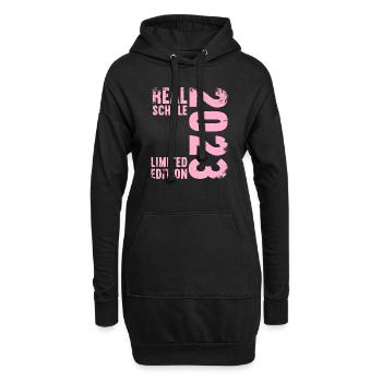 Realschule bestanden Realschulabschluss 2023 - Hoodie-Kleid - Schwarz - Vorne
