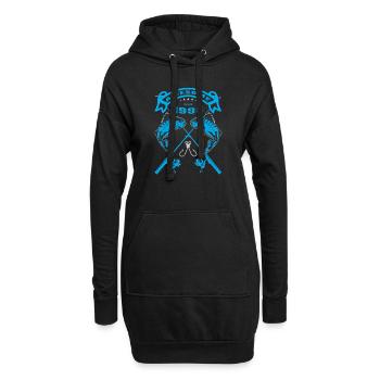 Awesome since 1996. Angel, Angler Geburtstag - Hoodie-Kleid - Schwarz - Vorne