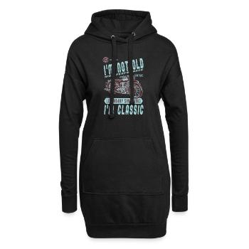 I'm Not Old I'm Classic. Biker Geburtstag 1963 - Hoodie-Kleid - Schwarz - Vorne