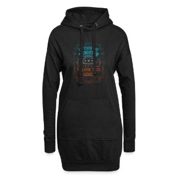 Il m’a fallu 40 ans Adult Humor Spr - Sweat-shirt à capuche long Femme - noir - Devant