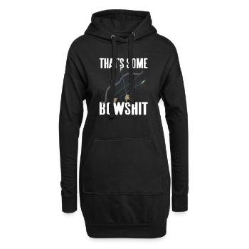That's Some Bowshit Funny Archery Hunting T-Shirt - Hoodie-Kleid - Schwarz - Vorne