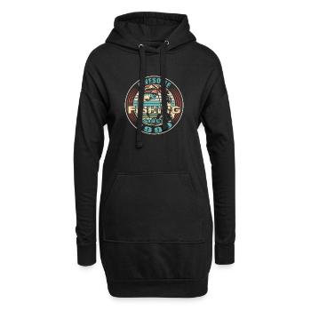 Awesome since 1999. Angel, Angler Geburtstag - Hoodie-Kleid - Schwarz - Vorne