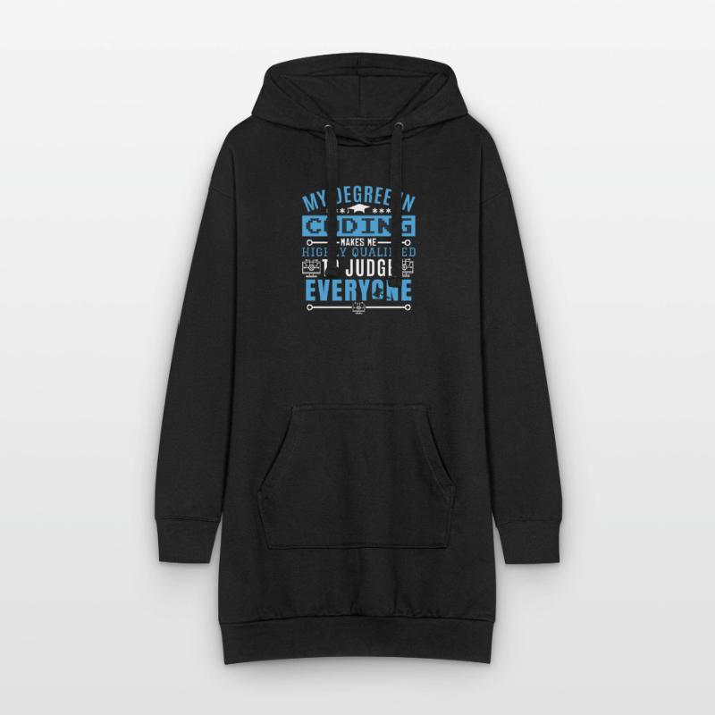 Coder Humor Programmierer Programmierer Humor Hoodie-Kleid