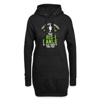 Irish Dance St. Patricks Tanz - Hoodie-Kleid - Schwarz - Vorne
