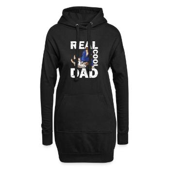 Jiu Jitsu Dad Gi Jiu - Hoodie-Kleid - Schwarz - Vorne