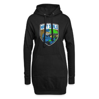 Cool Vintage NAVY Seals Navy Army Soldier Designs - Hoodie-Kleid - Schwarz - Vorne