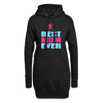 Meilleur t-shirt mère de prothèse rétro cool - Sweat-shirt à capuche long Femme - noir - Devant