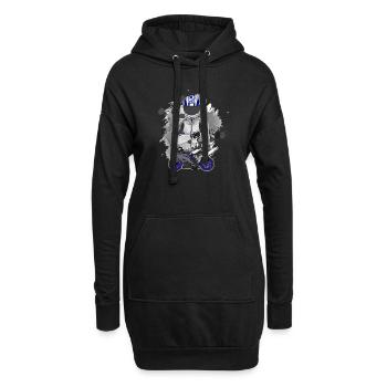 Moto Lifestyle / Moto / Moto motard - Sweat-shirt à capuche long Femme - noir - Devant