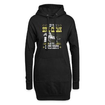 Keep Your Soul Clean Boots Dirty Rodeo - Hoodie-Kleid - Schwarz - Vorne