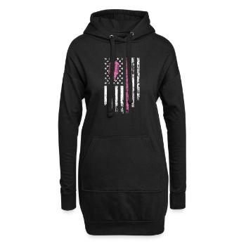 Singen - Hoodie-Kleid - Schwarz - Vorne