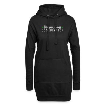 Coordonnatrice de Shenanigan’s de Merry St. Patrick’s - Sweat-shirt à capuche long Femme - noir - Devant