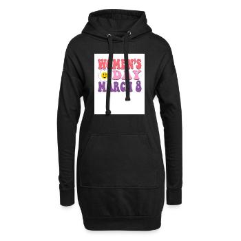8. März Frauentag - Feminismus, Gleichstellung Frauen Emp - Hoodie-Kleid - Schwarz - Vorne