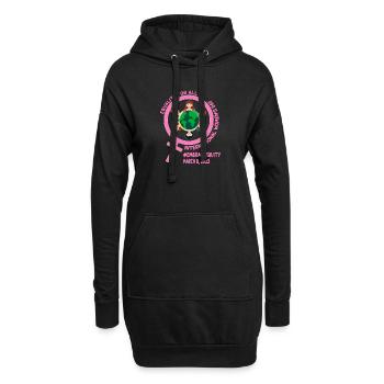 Journée internationale de la femme : Égalité pour Al Embrace - Sweat-shirt à capuche long Femme - noir - Devant