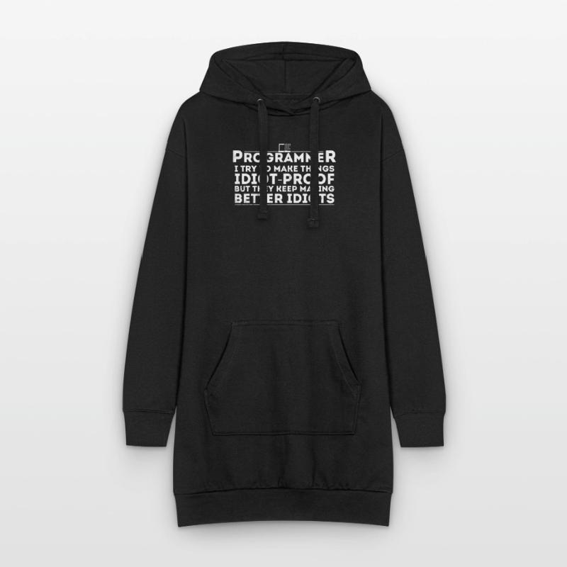 Lustiger Programmierer Humor Computer Coder Programmierung Hoodie-Kleid