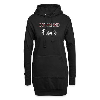 Fiançailles de couple fiancées Hommes Fiancée drôle - Sweat-shirt à capuche long Femme - noir - Devant