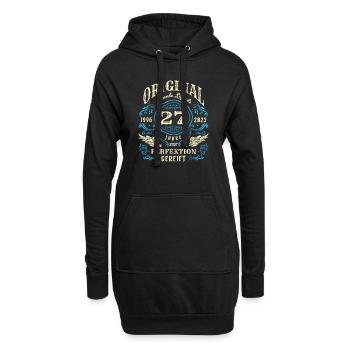 Original Lebende Legenden wurden 1996 geboren 27. - Hoodie-Kleid - Schwarz - Vorne