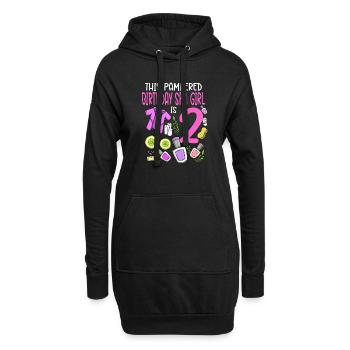 Spa Birthday For Girls 2nd Spa Birthday Party - Hoodie Dress - black - Front