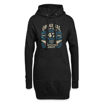 Original Lebende Legenden wurden 1976 geboren 47. - Hoodie-Kleid - Schwarz - Vorne