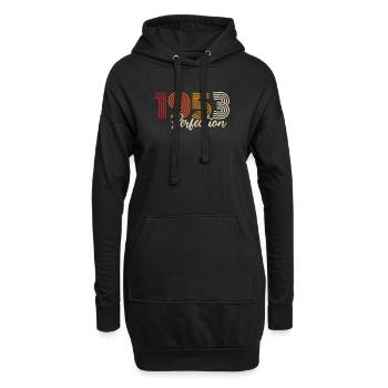 Vintage Retro Jubiläumsgeschenk für 1953 geboren - Hoodie-Kleid - Schwarz - Vorne