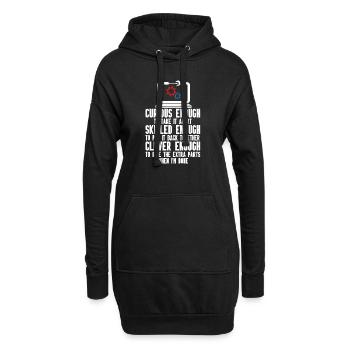 Technologie de soutien à la réparation d’ordinateurs - Sweat-shirt à capuche long Femme - noir - Devant