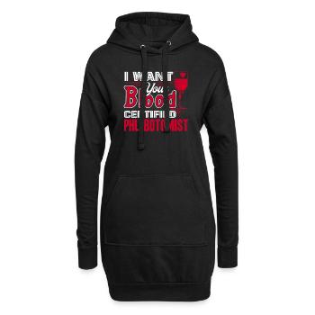 Phlebotomist Phlebotomist I Want Your Blood - Hoodie Dress - black - Front