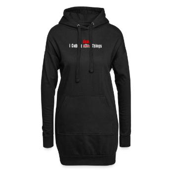 Je collectionne les choses mortes - Sweat-shirt à capuche long Femme - noir - Devant