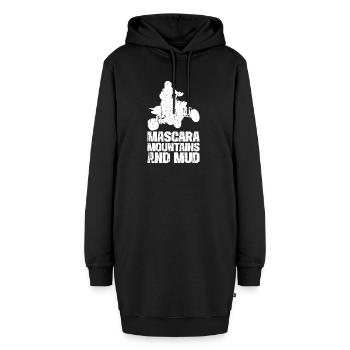 Quad Racing ATV Wheeler Dirt Road - Hoodie-Kleid - Schwarz - Vorne