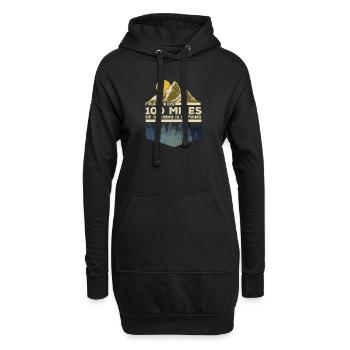 Trail Runner Running Jogging Jogger I Gift - Sweat-shirt à capuche long Femme - noir - Devant