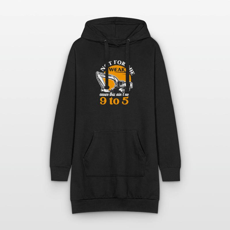 Construction machinery operator Excavator driver Excavator driver Construction workers Hoodie Dress