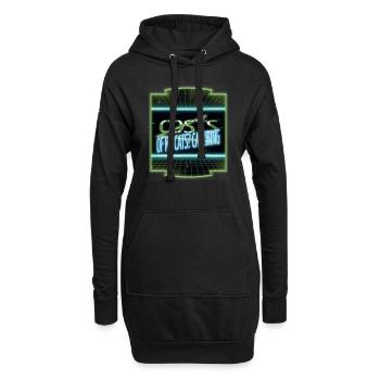present present idea animal cat lover pet cat - Hoodie-Kleid - Schwarz - Vorne