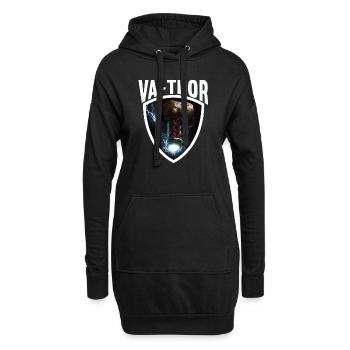Papa Vathor Va Thor Vatertag Vatertagsgeschenk - Hoodie-Kleid - Schwarz - Vorne