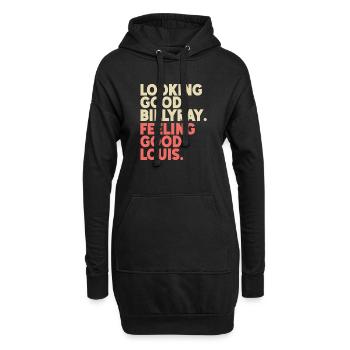 Gut aussehen Billy Ray fühlt sich gut Louis - Hoodie-Kleid - Schwarz - Vorne