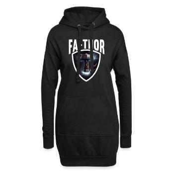 Papa Vathor Va Thor Vatertag Vatertagsgeschenk - Hoodie-Kleid - Schwarz - Vorne