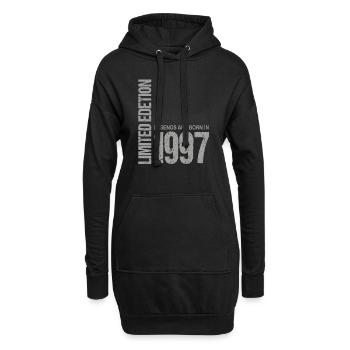 26. Geburtstag Damen Herren 26 Jahre 1997 Lustig - Hoodie-Kleid - Schwarz - Vorne