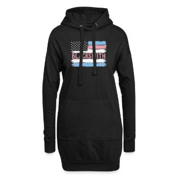 US Pride Smith Metal Work Gift Idea - Hoodie-Kleid - Schwarz - Vorne