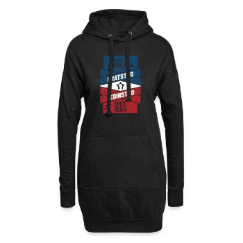 Srbija Serbian Serbia Serbian Yugoslavija Belgrade - Hoodie-Kleid - Schwarz - Vorne